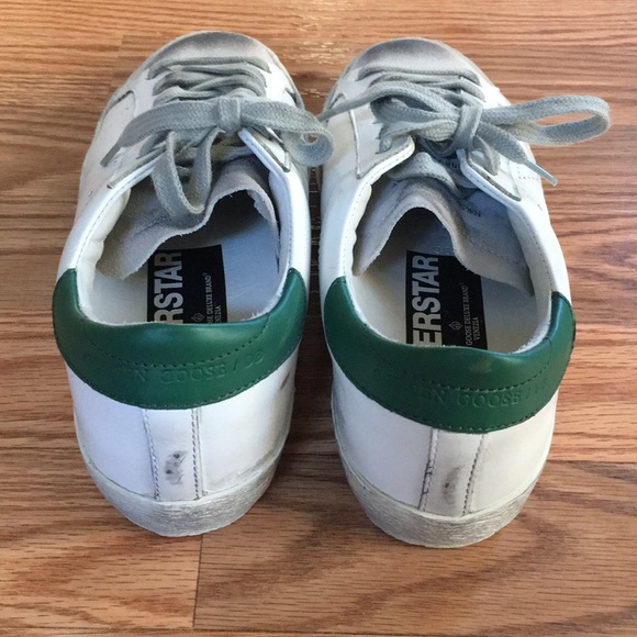 NWT Golden Goose Green Superstar Sneakers. Size 36 - Picture 8 of 8